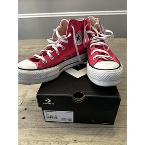 Converse Chuck Taylor All Star Lift Platform High Top Sneakers Pink Wmns Size 7